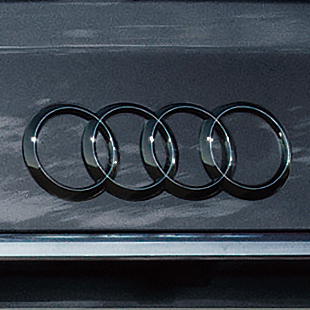 4リングブラックエンブレム(Audi A6 / リヤ)