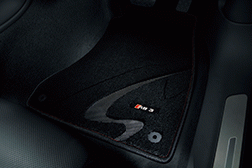 S/RSモデル専用フロアマット プレミアムスポーツ(Audi S3 / ブラック / RHD)