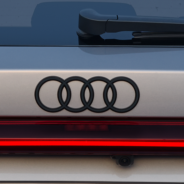 4リングダークエンブレム(Audi new A5 / リヤ)