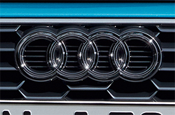 4リングブラックエンブレム(Audi A3 / S3 / フロント)