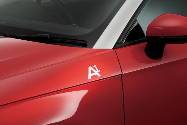 Audi Online Shop A1ロゴステッカー シルバー