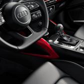 カラードインテリア ミサノレッド センターコンソールアウトライン(Audi Q2)