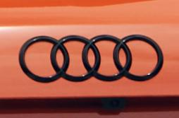 BT Gloss Black Front Ring Emblem Audi A6 A7 RS6 RS7 Q3 RSQ3 Q8 SQ8 RSQ8 289-101-NEW 
