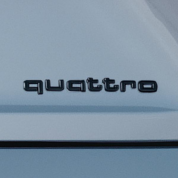 quattroブラックエンブレム(Audi e-tron)