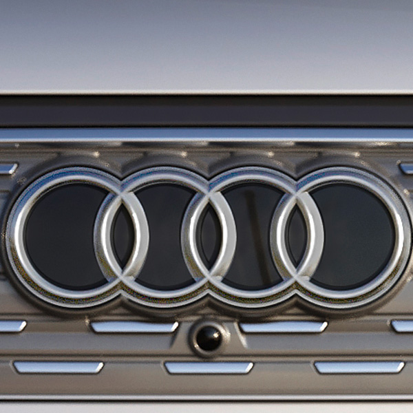 公式 | Audi Online Shop | 4リングブラックエンブレム(Audi Q4 e-tron