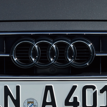 4リングブラックエンブレム(Audi A4 / フロント)
