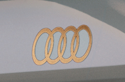 Audi Ringsデコラティブフィルム(ブロンズ)